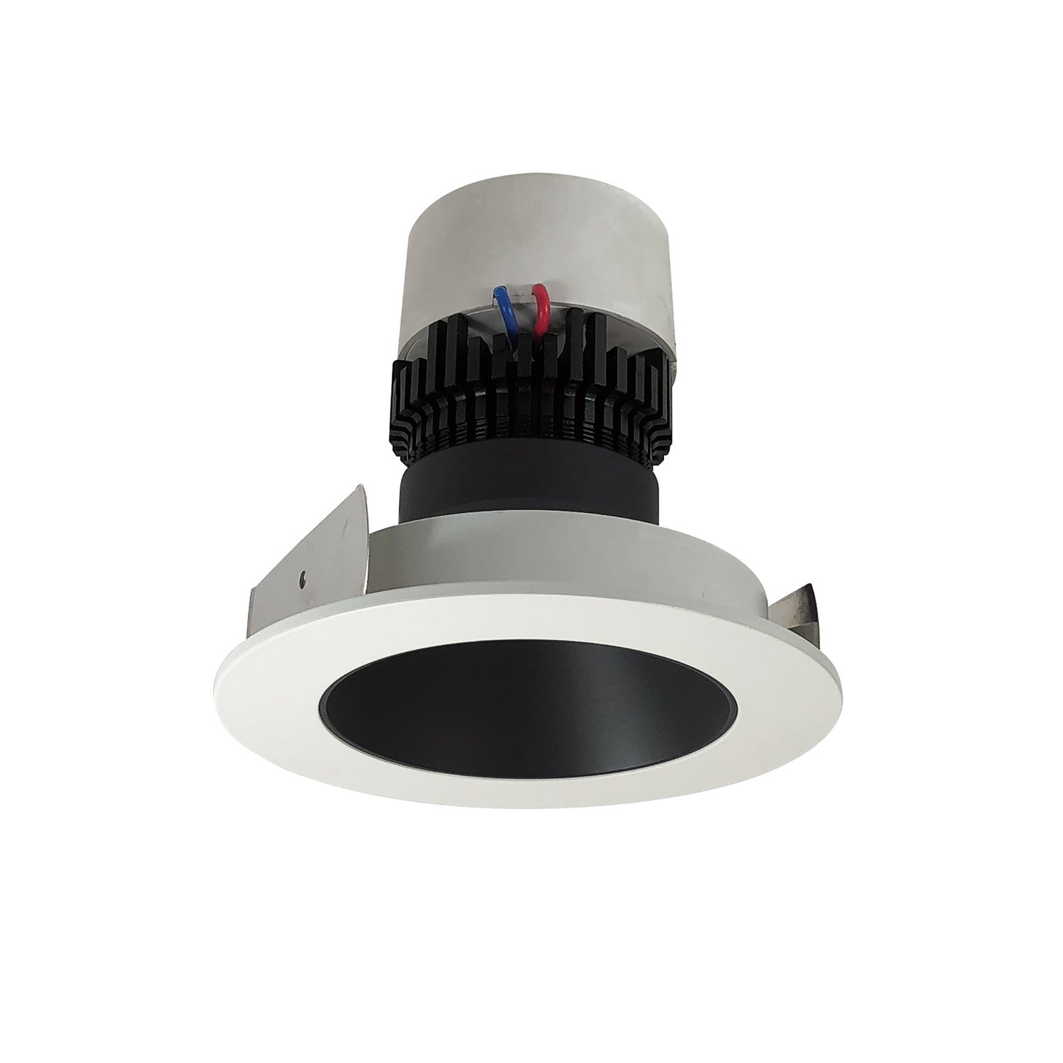 Nora Lighting - NPR-4RNDC27XBW - Recessed - LED Pearl - Black Reflector / White Flange