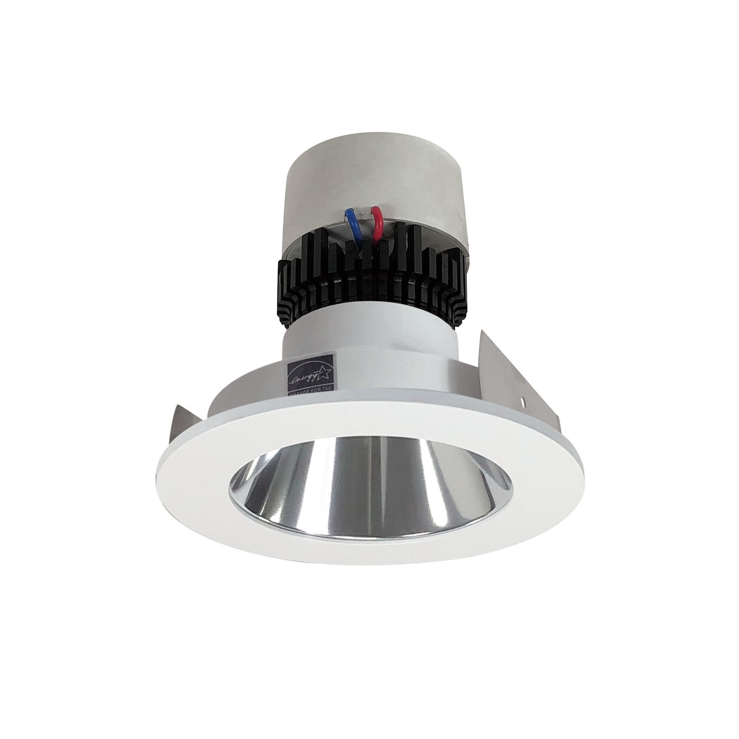 Nora Lighting - NPR-4RNDC30XCMPW - Recessed - LED Pearl - Specular Clear Reflector / Matte Powder White Flange