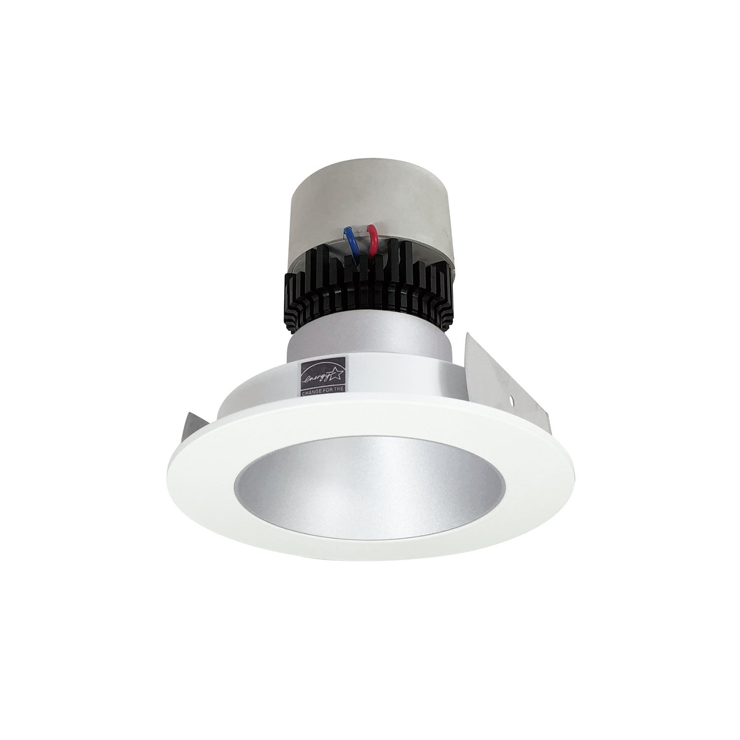 Nora Lighting - NPR-4RNDCCDXHZMPW - Recessed - LED Pearl - Haze Reflector / Matte Powder White Flange