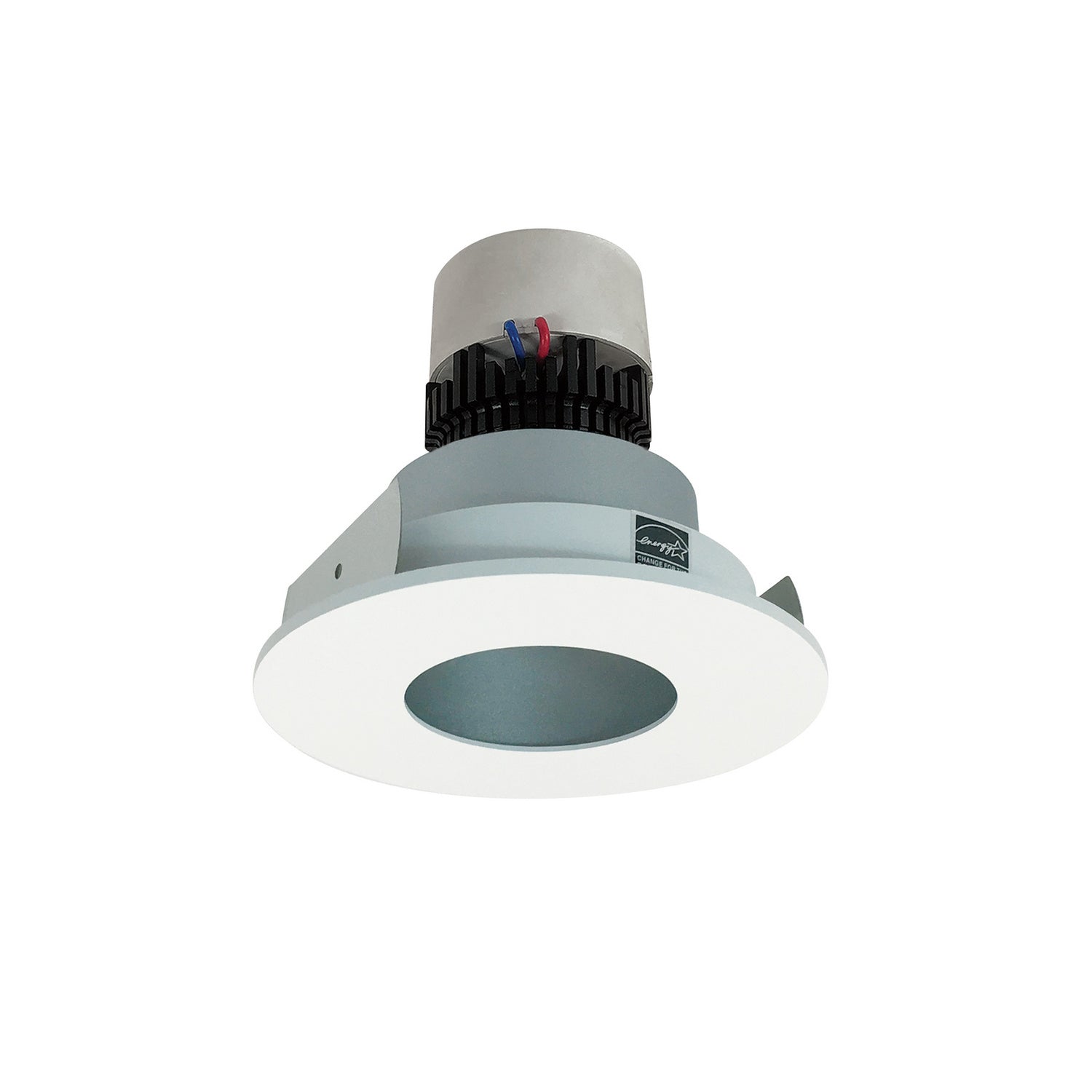 Nora Lighting - NPR-4RPH27XHZMPW - Recessed - LED Pearl - Haze Pinhole / Matte Powder White Flange