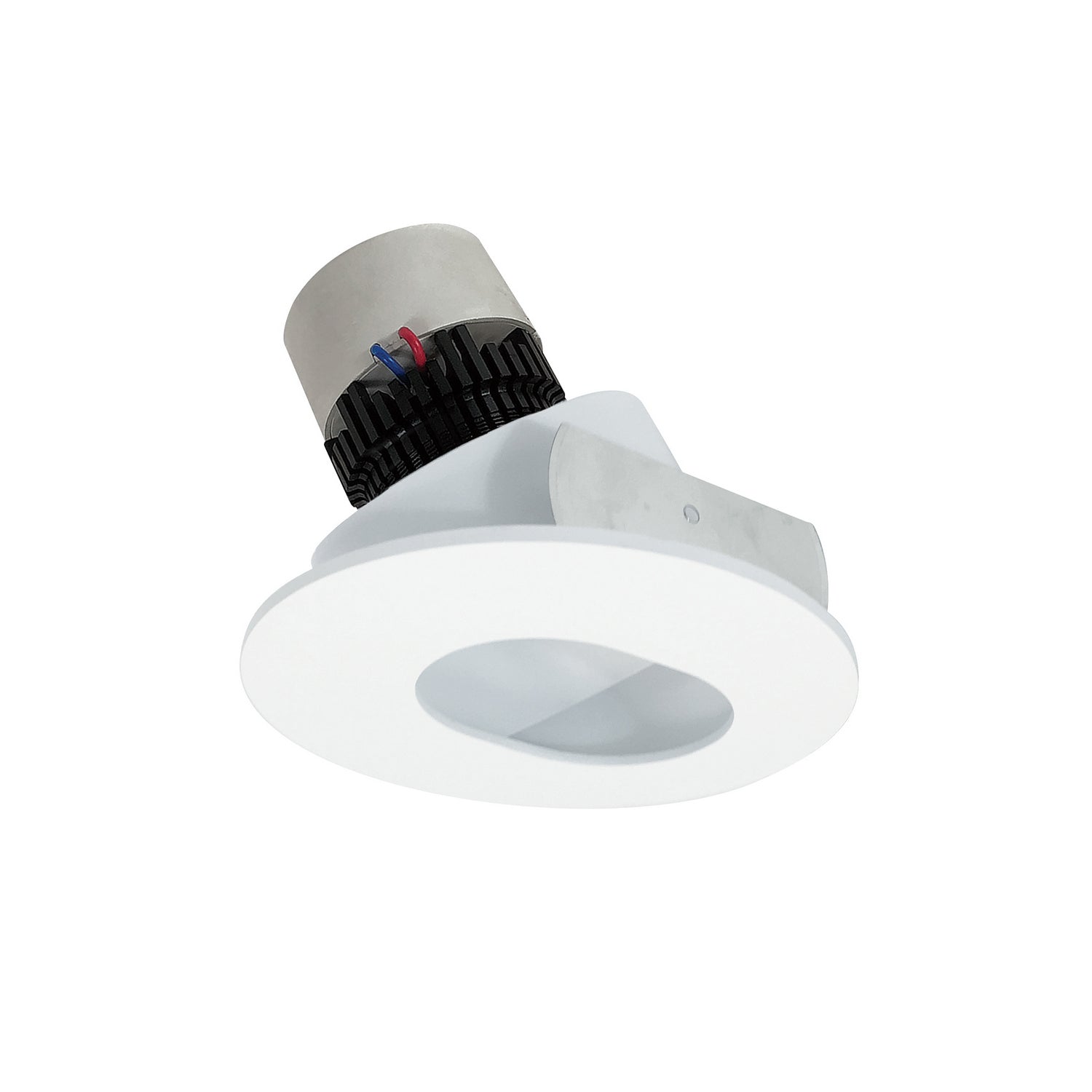 Nora Lighting - NPR-4RSL27XMPW - Adjustable Trim - LED Pearl - Matte Powder White Slot Aperture / Matte Powder White Flange