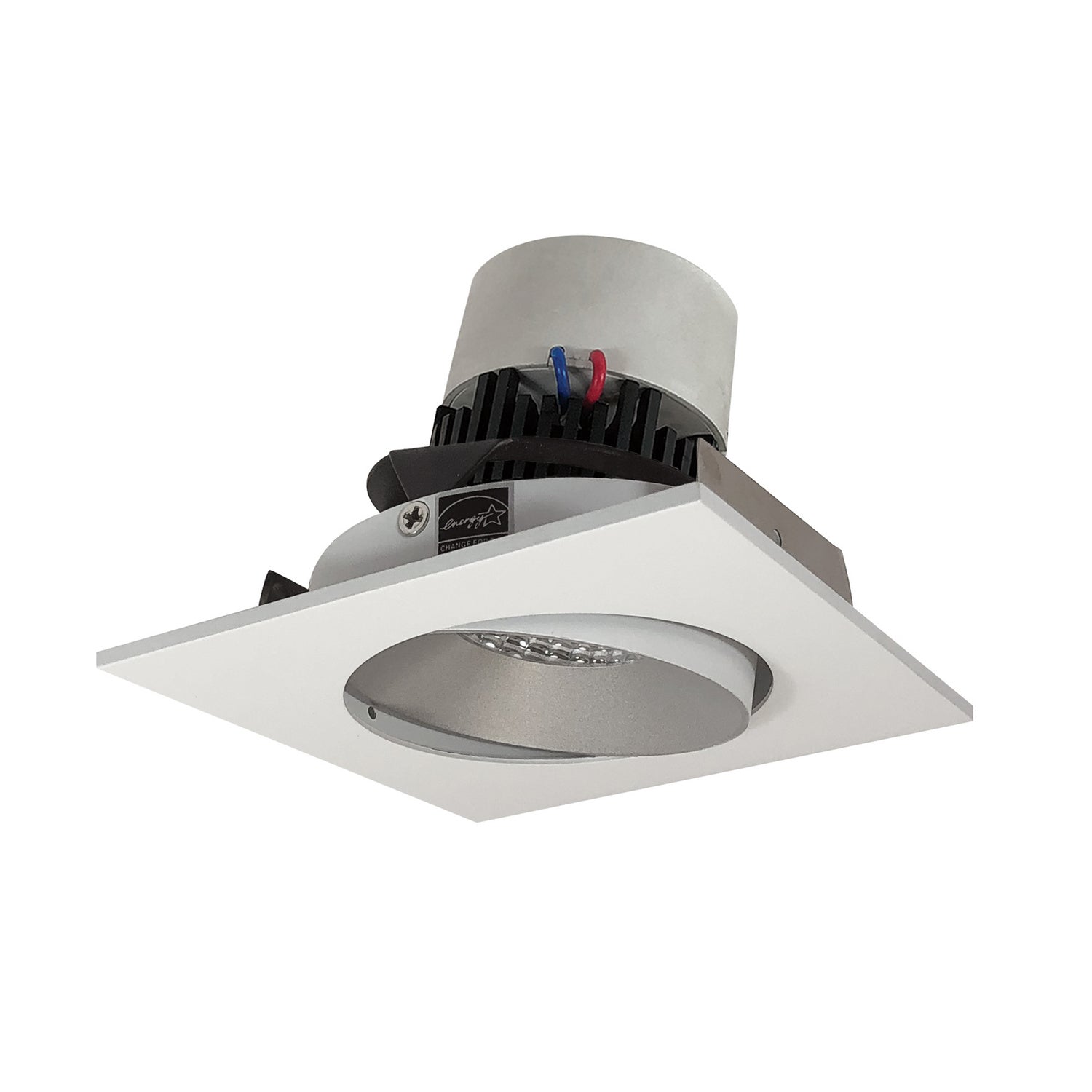 Nora Lighting - NPR-4SC27XHW - Adjustable Trim - LED Pearl - Haze Reflector / White Flange