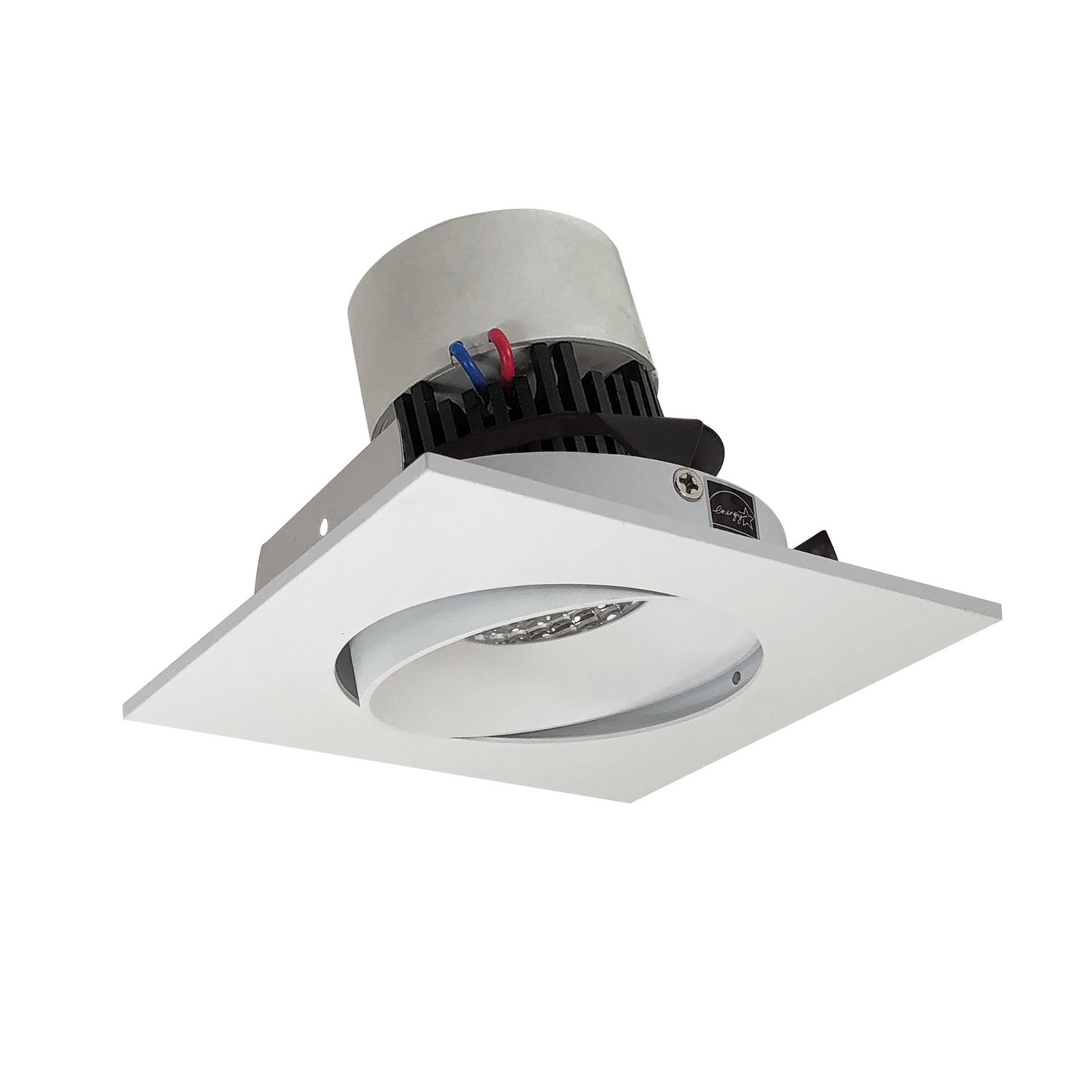 Nora Lighting - NPR-4SC27XMPW - Adjustable Trim - LED Pearl - Matte Powder White Reflector / Matte Powder White Flange