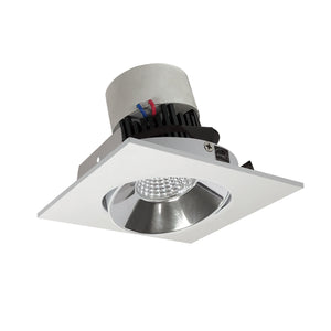 Nora Lighting - NPR-4SC30XCMPW - Adjustable Trim - LED Pearl - Specular Clear Reflector / Matte Powder White Flange