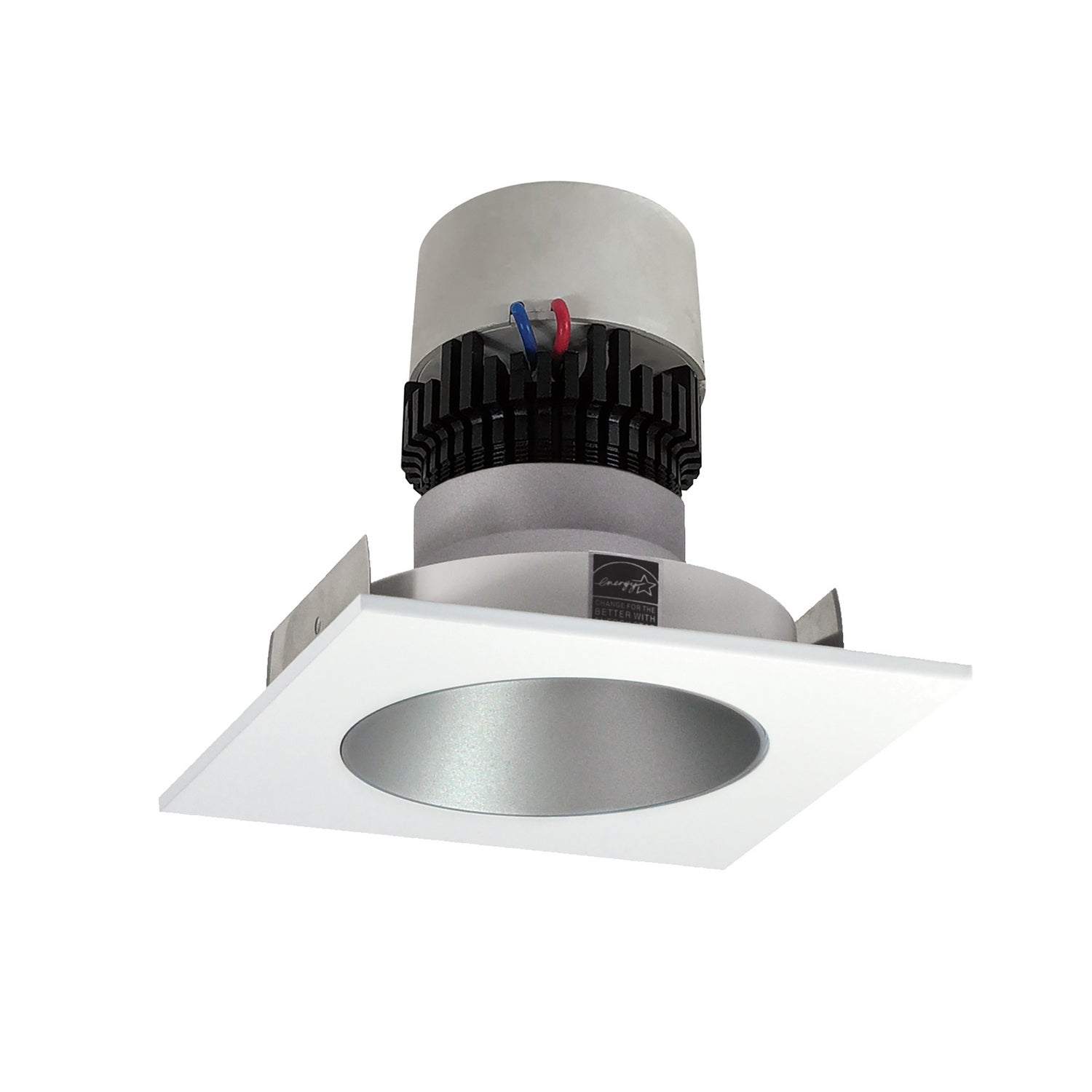 Nora Lighting - NPR-4SNDC27XHZMPW - Recessed - LED Pearl - Haze Reflector / Matte Powder White Flange