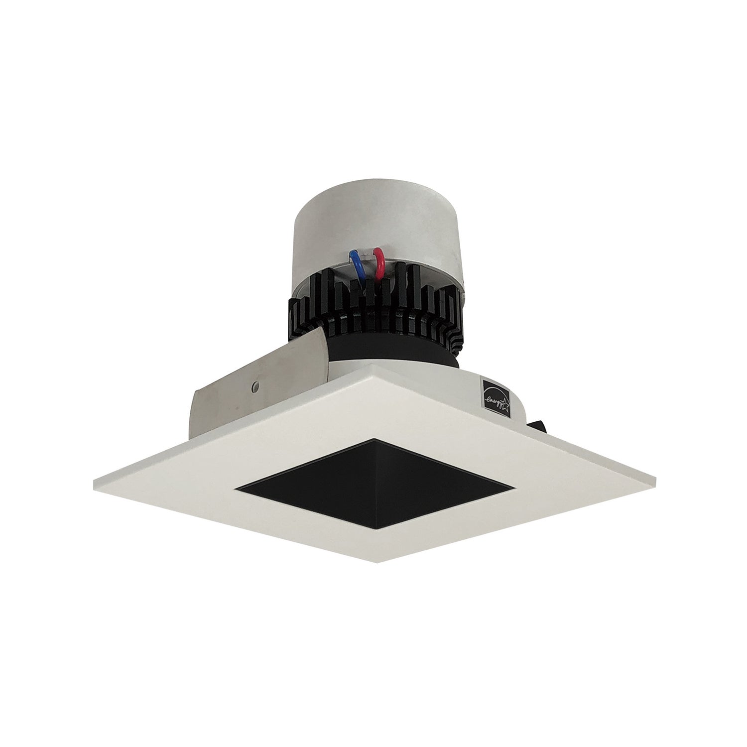 Nora Lighting - NPR-4SNDSQ27XBW - Recessed - LED Pearl - Black Reflector / White Flange