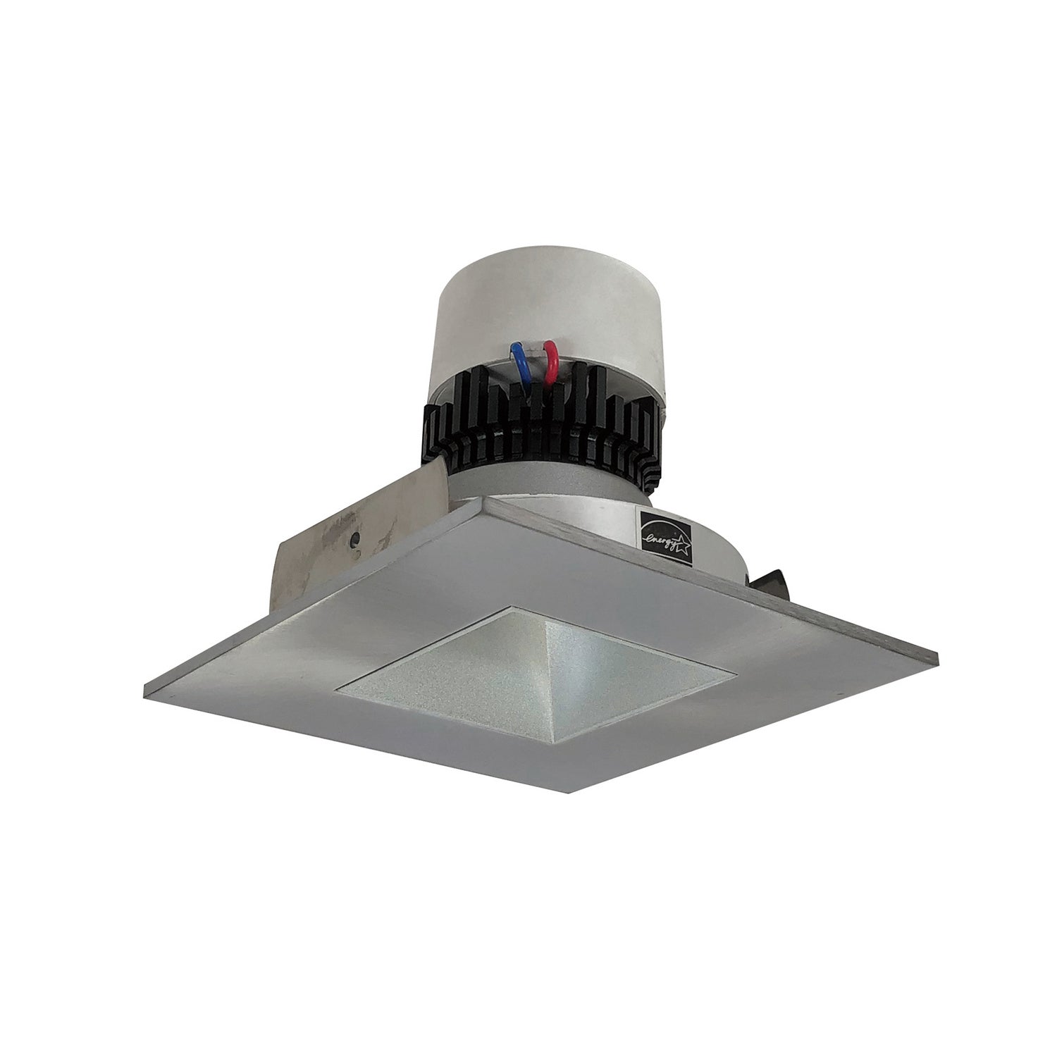 Nora Lighting - NPR-4SNDSQ27XHN - Recessed - LED Pearl - Haze Reflector / Natural Metal Flange