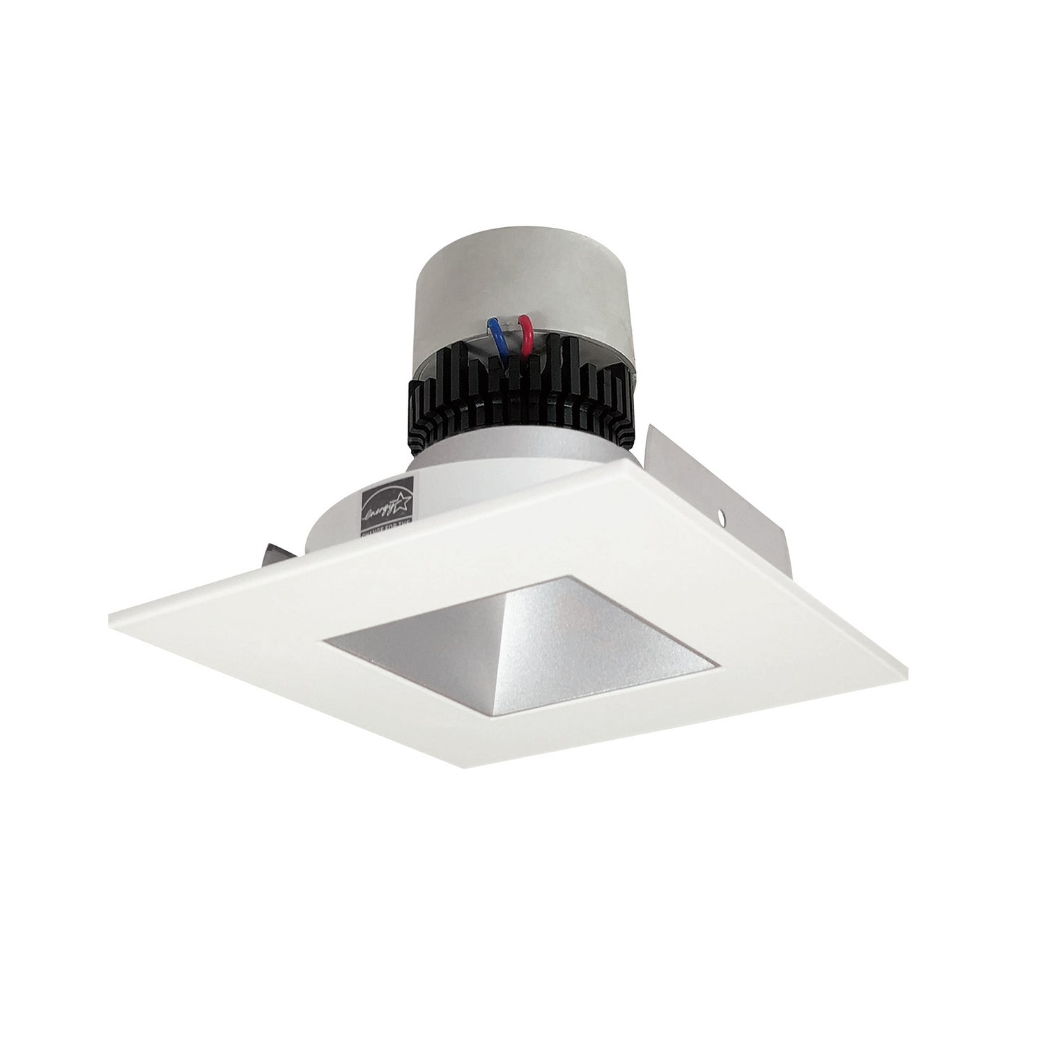 Nora Lighting - NPR-4SNDSQ27XHW - Recessed - LED Pearl - Haze Reflector / White Flange