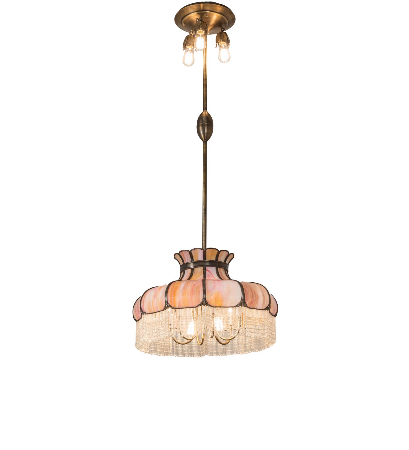 Meyda Tiffany - 244584 - 11 Light Pendant - Frederick - Antique Brass