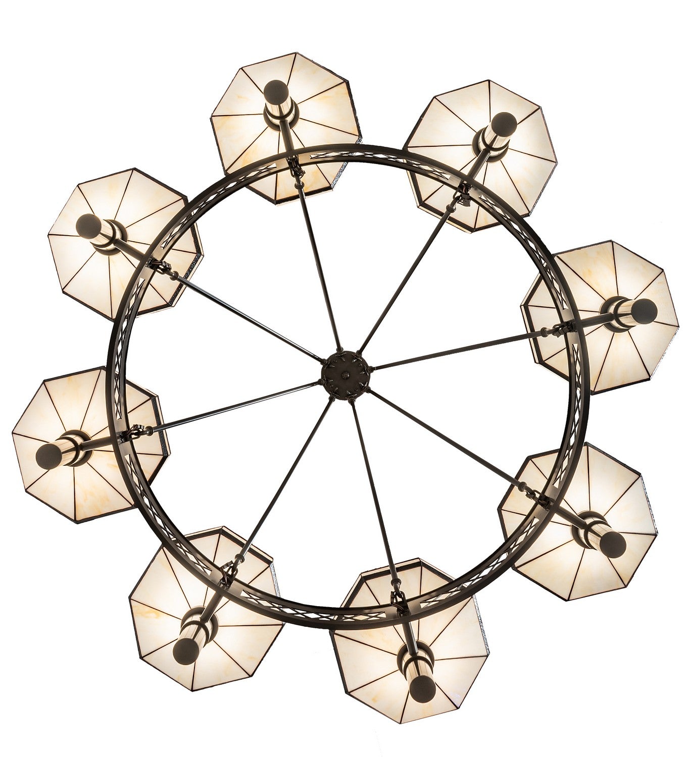 Meyda Tiffany - 245369 - Eight Light Chandelier - Topridge - Timeless Bronze