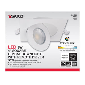 Satco - S11841 - LED Downlight - White