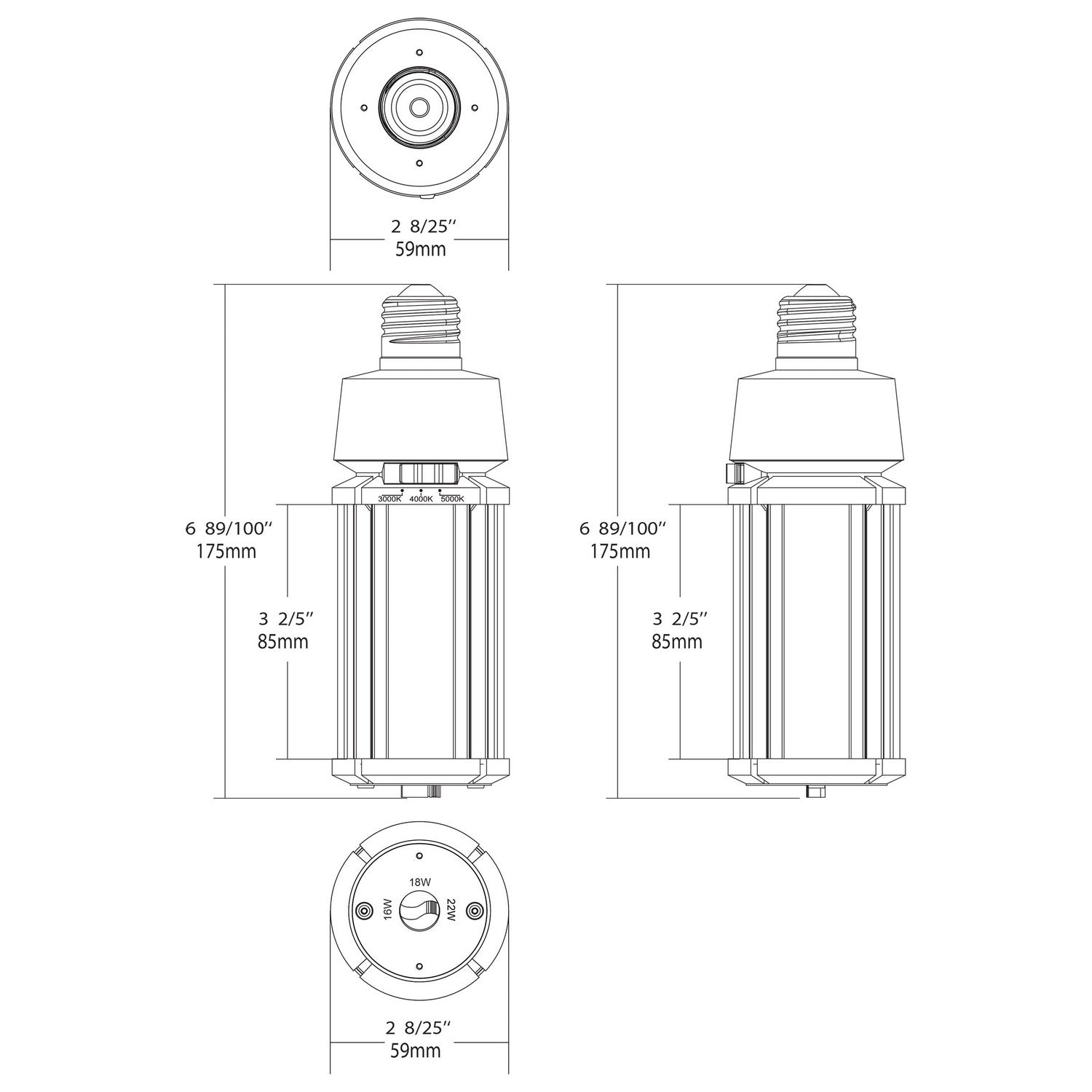 Satco - S23147 - Light Bulb - White