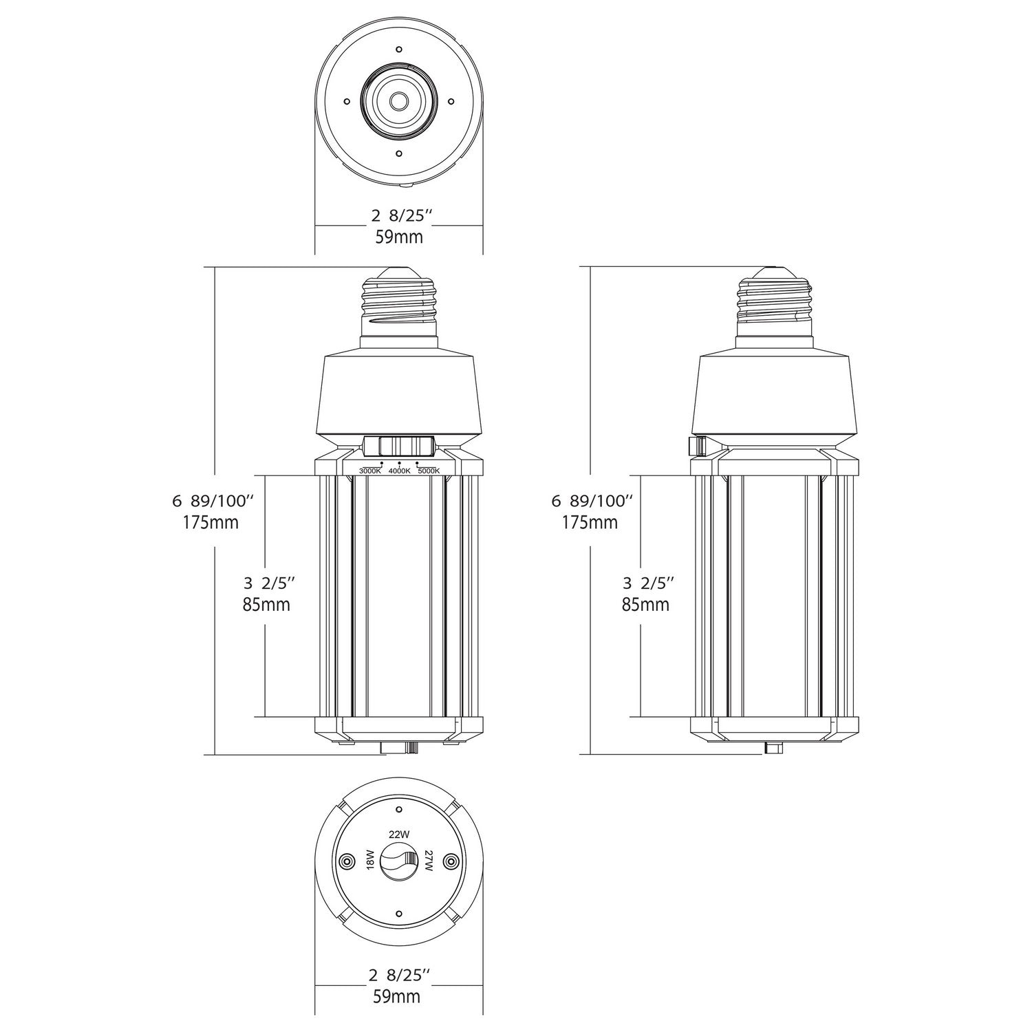 Satco - S23148 - Light Bulb - White