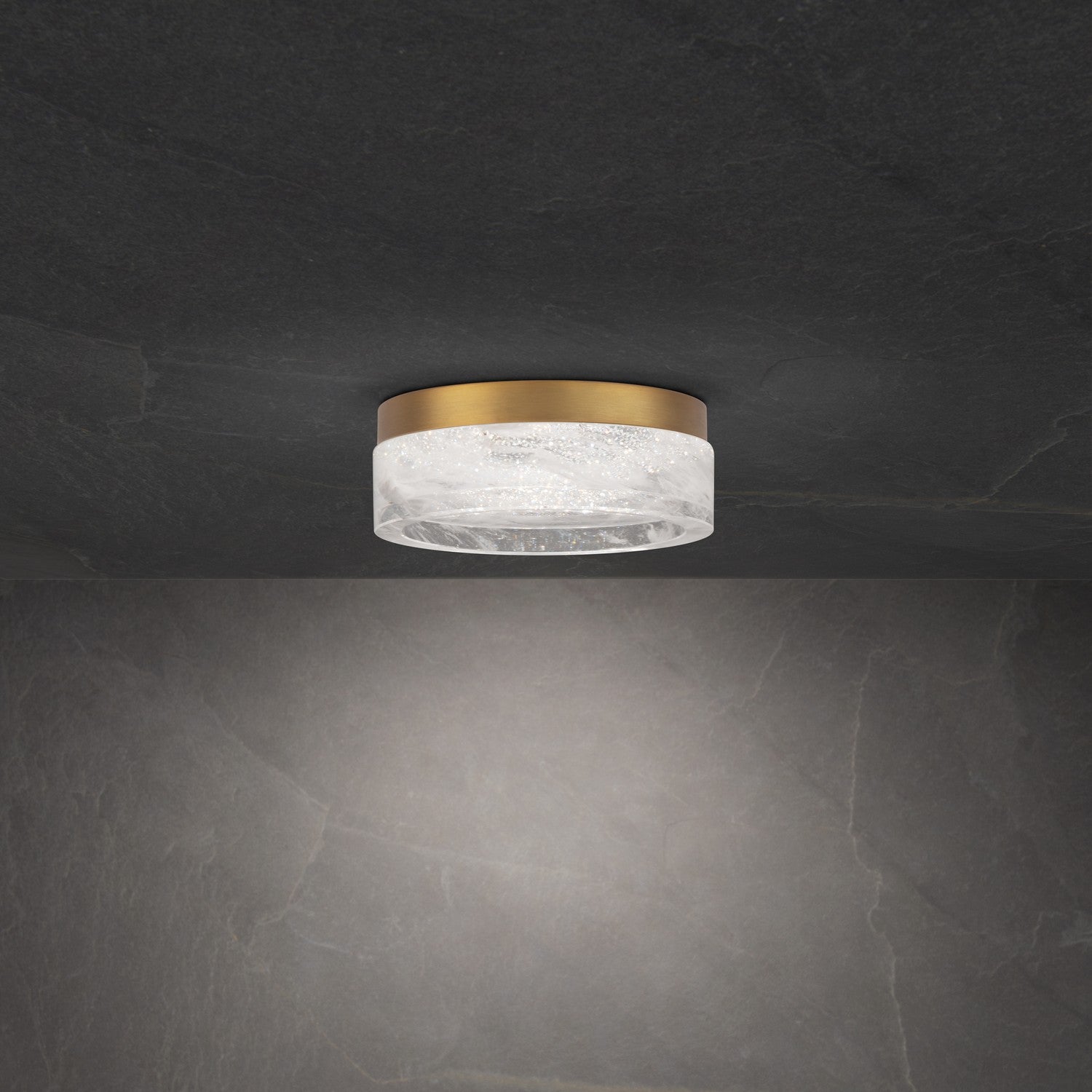 Schonbek Beyond - BFM61208-AB - LED Flush Mount - Melange - Aged Brass