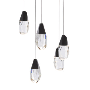 Schonbek Beyond - BPD20205O-BK - Five Light Pendant - Martini - Black