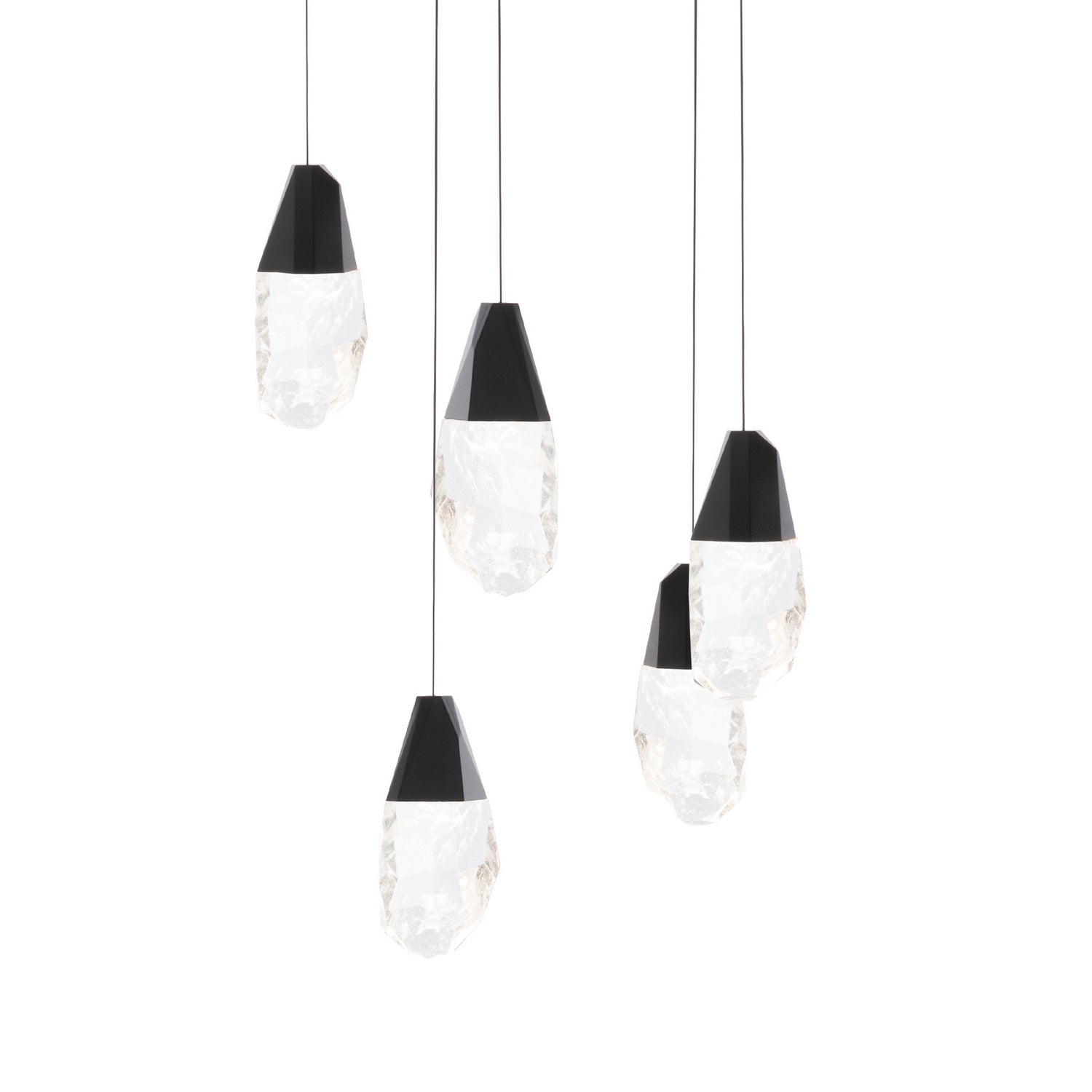 Schonbek Beyond - BPD20205OH-BK - Five Light Pendant - Martini - Black