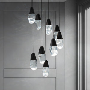 Schonbek Beyond - BPD20209O-BK - LED Pendant - Martini - Black