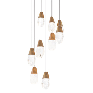 Schonbek Beyond - BPD20209OH-AB - LED Pendant - Martini - Aged Brass