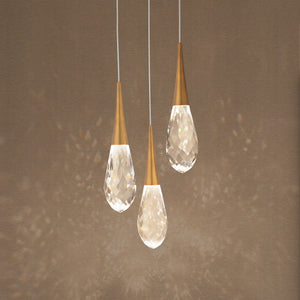 Schonbek Beyond - BPD21203-AB - LED Pendant - Hibiscus - Aged Brass