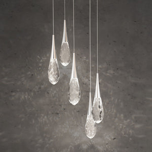 Schonbek Beyond - BPD21205-PN - LED Pendant - Hibiscus - Polished Nickel