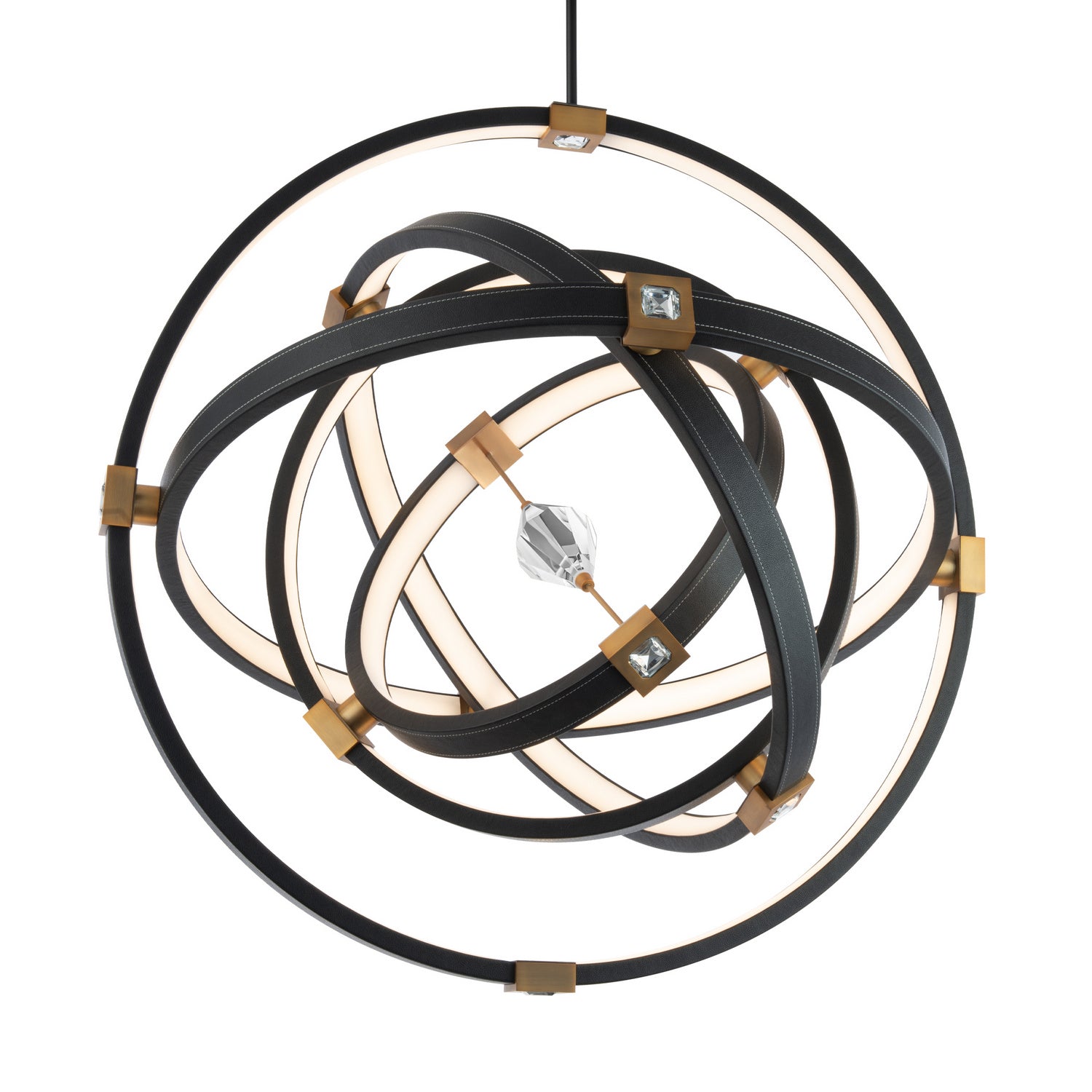 Schonbek Beyond - BPD45236-BK/AB - LED Pendant - Atomic - Aged Brass