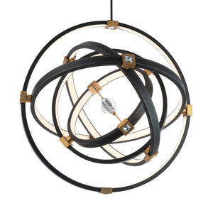 Schonbek Beyond - BPD45236-BK/AB - LED Pendant - Atomic - Aged Brass