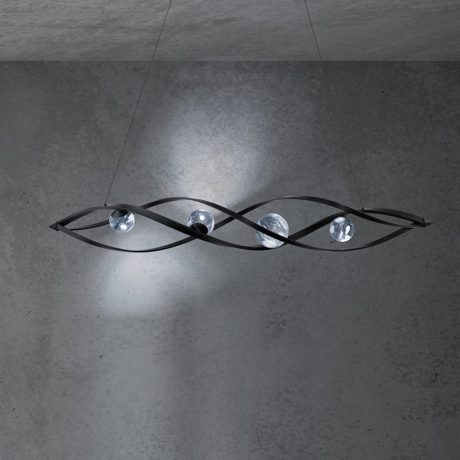 Schonbek Beyond - BPD50257-BK - LED Pendant - Slipstream - Black