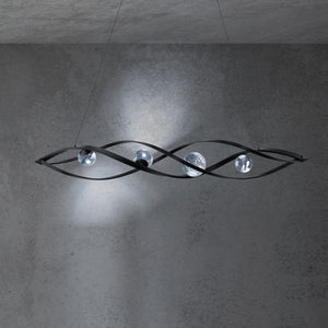 Schonbek Beyond - BPD50257-BK - LED Pendant - Slipstream - Black