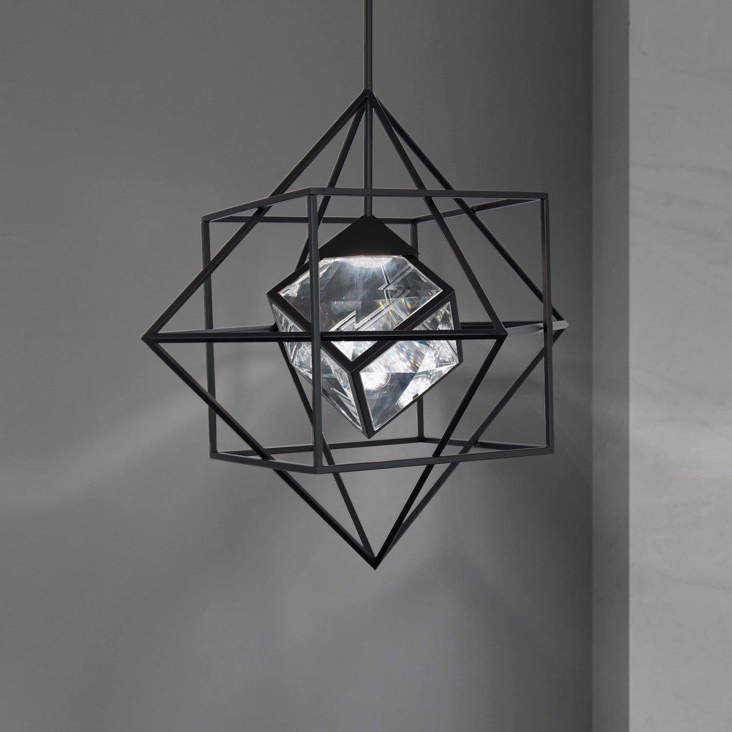 Schonbek Beyond - BPD51228-BK - LED Pendant - Heracles - Black