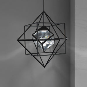 Schonbek Beyond - BPD51228-BK - LED Pendant - Heracles - Black