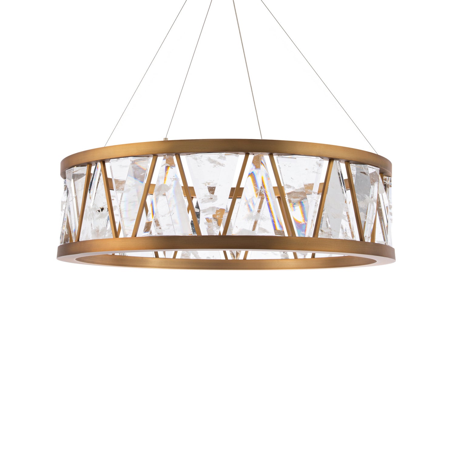 Schonbek Beyond - BPD74232-AB - LED Pendant - Corinth - Aged Brass