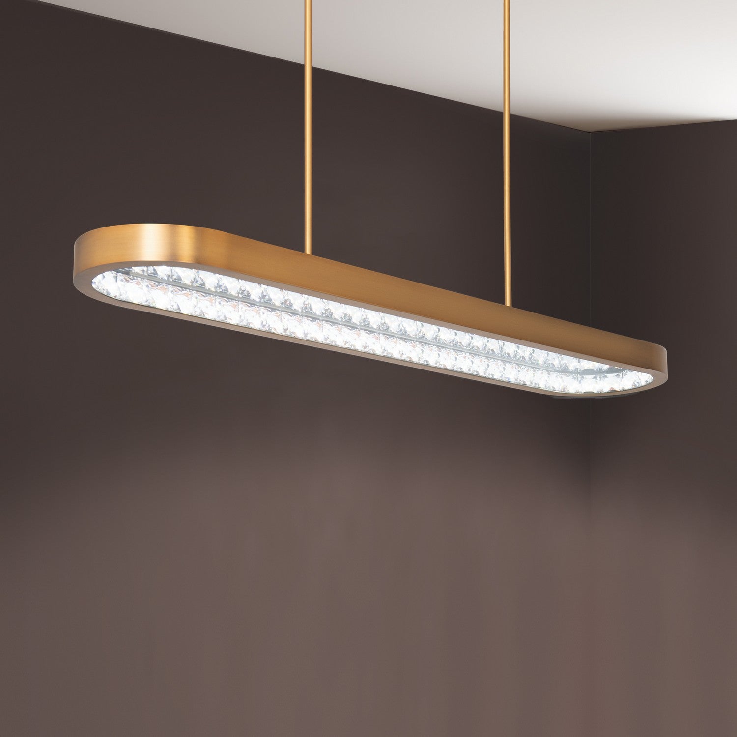 Schonbek Beyond - BPD83247-AB - LED Linear Pendant - Marquis - Aged Brass