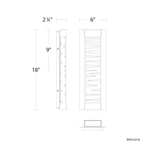 Schonbek Beyond - BWS10218-PN - LED Wall Sconce - Echelon - Polished Nickel