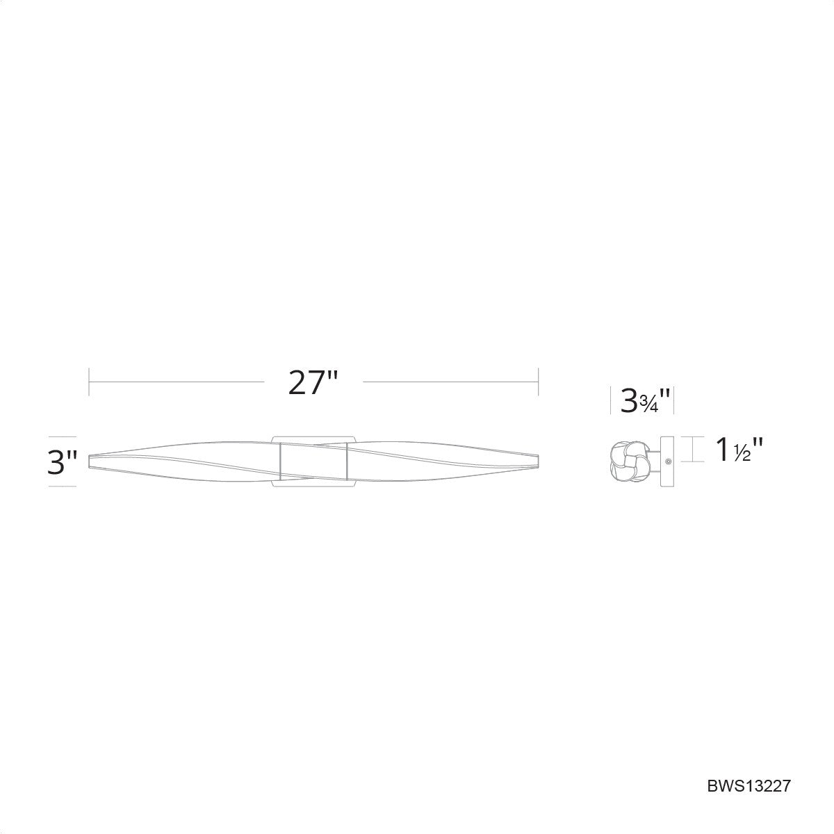 Schonbek Beyond - BWS13227-PN - LED Bath Vanity - Kindjal - Polished Nickel