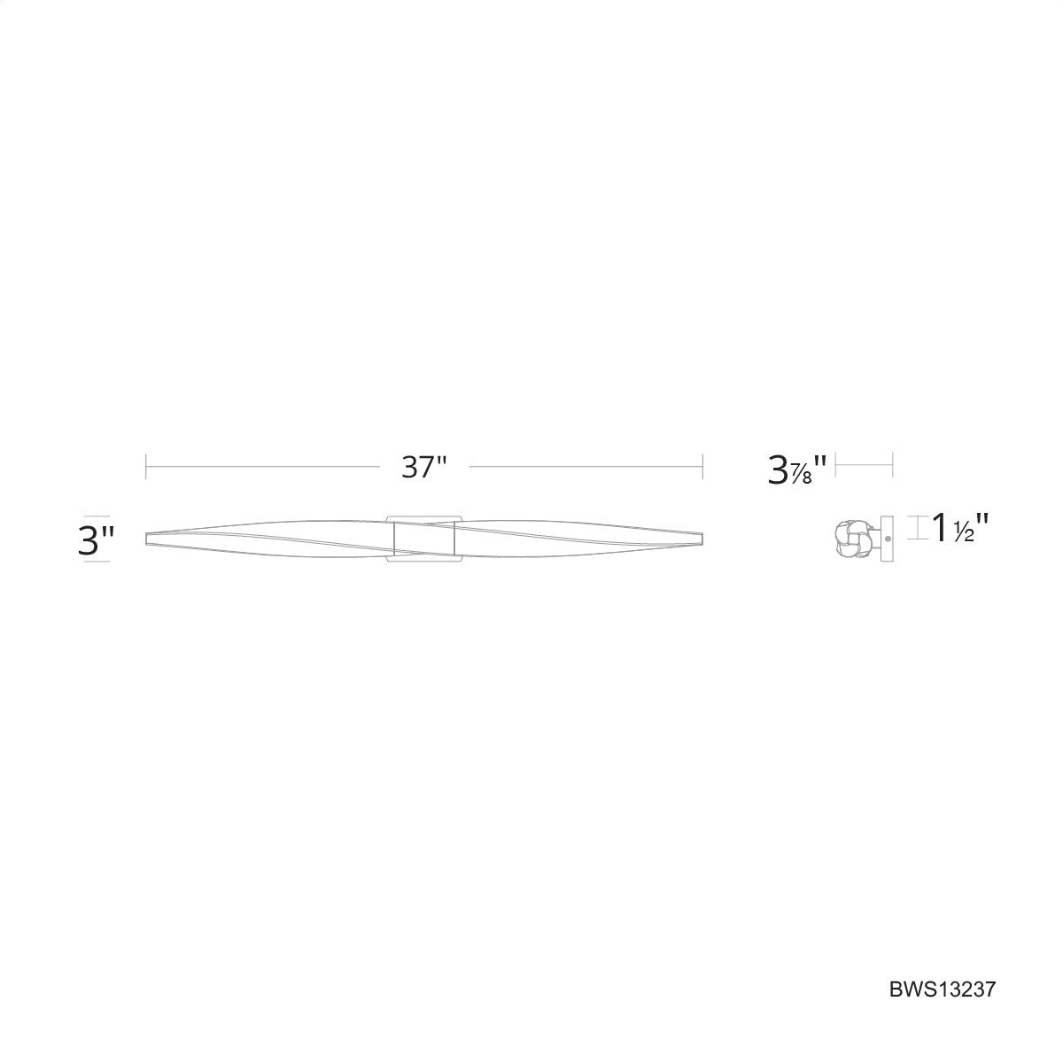 Schonbek Beyond - BWS13237-BK - LED Wall Sconce - Kindjal - Black