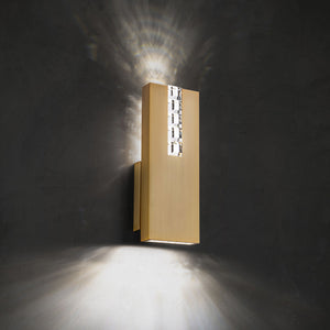 Schonbek Beyond - BWS15214-AB - LED Wall Sconce - Helios - Aged Brass