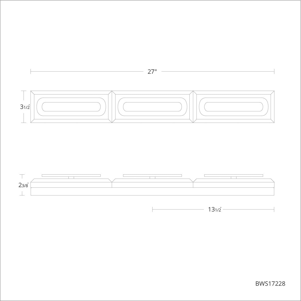 Schonbek Beyond - BWS17228-PN - LED Bath Vanity - Soiree - Polished Nickel
