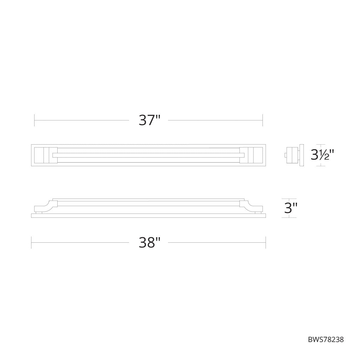 Schonbek Beyond - BWS78238-BN - LED Bath Vanity - Aberdeen - Brushed Nickel