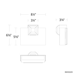 Schonbek Beyond - BWS90209-BK - LED Wall Sconce - Madison - Black