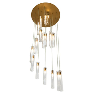 Meyda Tiffany - 248697 - 18 Light Pendant - Cilindro - Gold Metallic