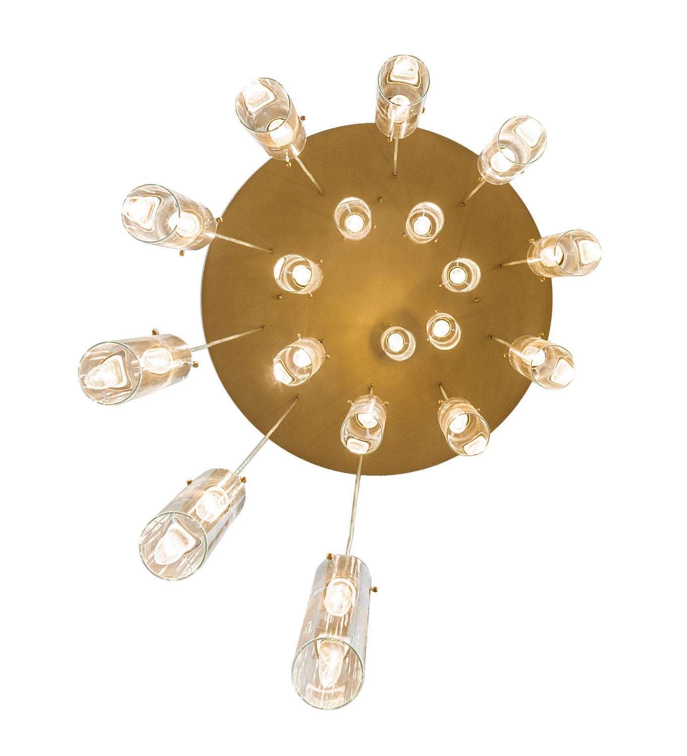 Meyda Tiffany - 248697 - 18 Light Pendant - Cilindro - Gold Metallic