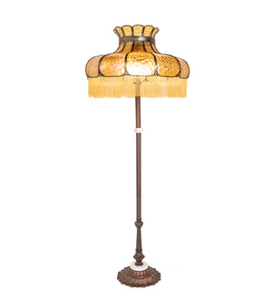 Meyda Tiffany - 250201 - Three Light Floor Lamp - Frederick - Mahogany Bronze