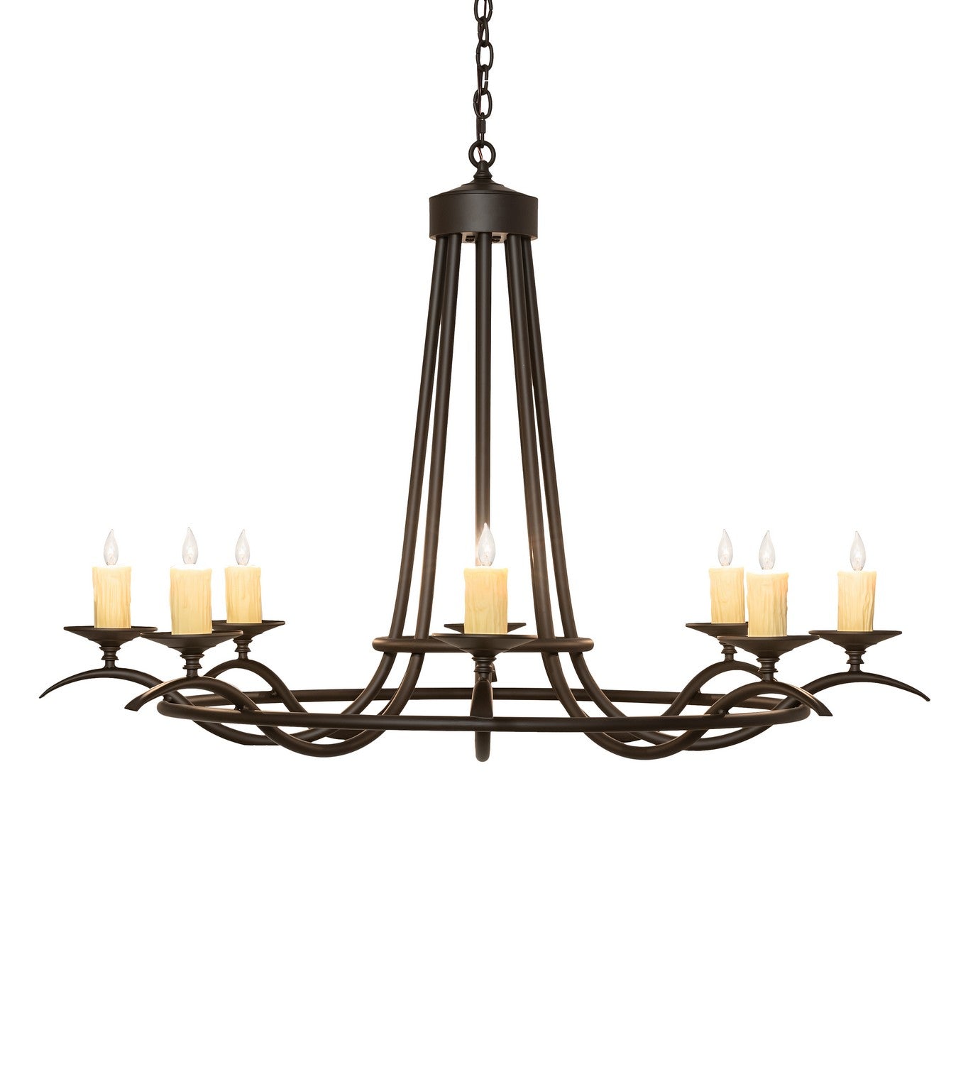 Meyda Tiffany - 250352 - Eight Light Chandelier - Octavia - Oil Rubbed Bronze