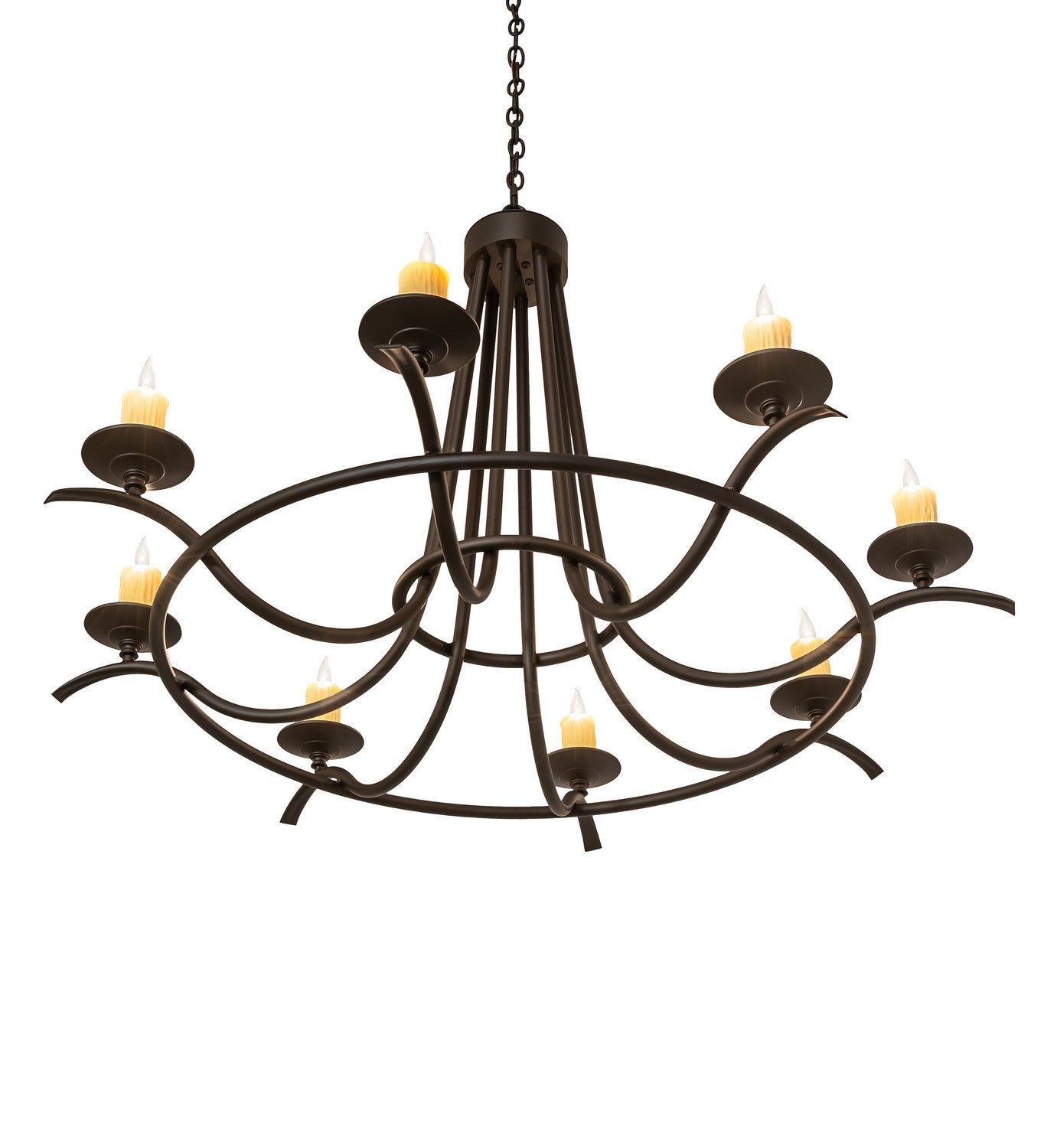 Meyda Tiffany - 250352 - Eight Light Chandelier - Octavia - Oil Rubbed Bronze