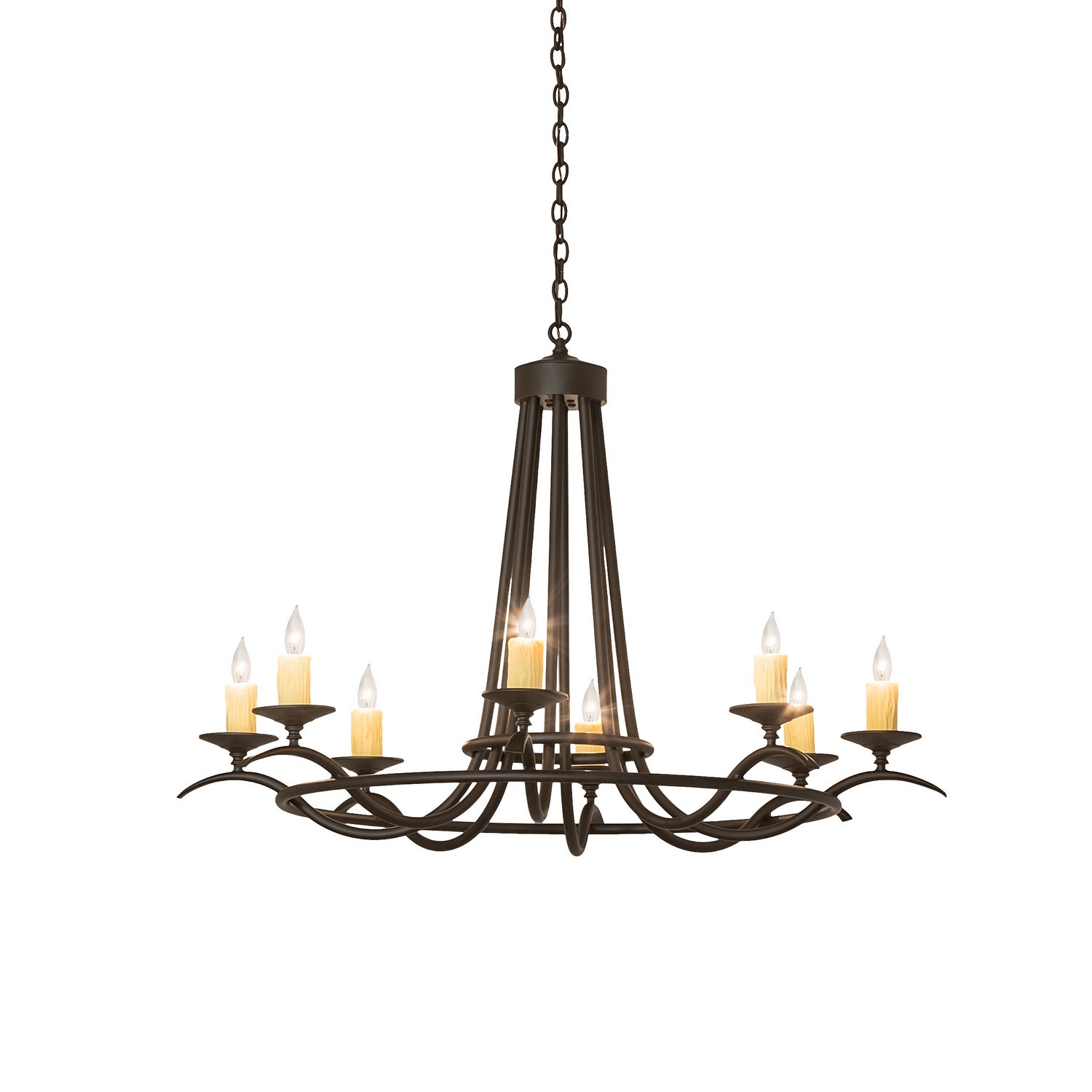 Meyda Tiffany - 250352 - Eight Light Chandelier - Octavia - Oil Rubbed Bronze