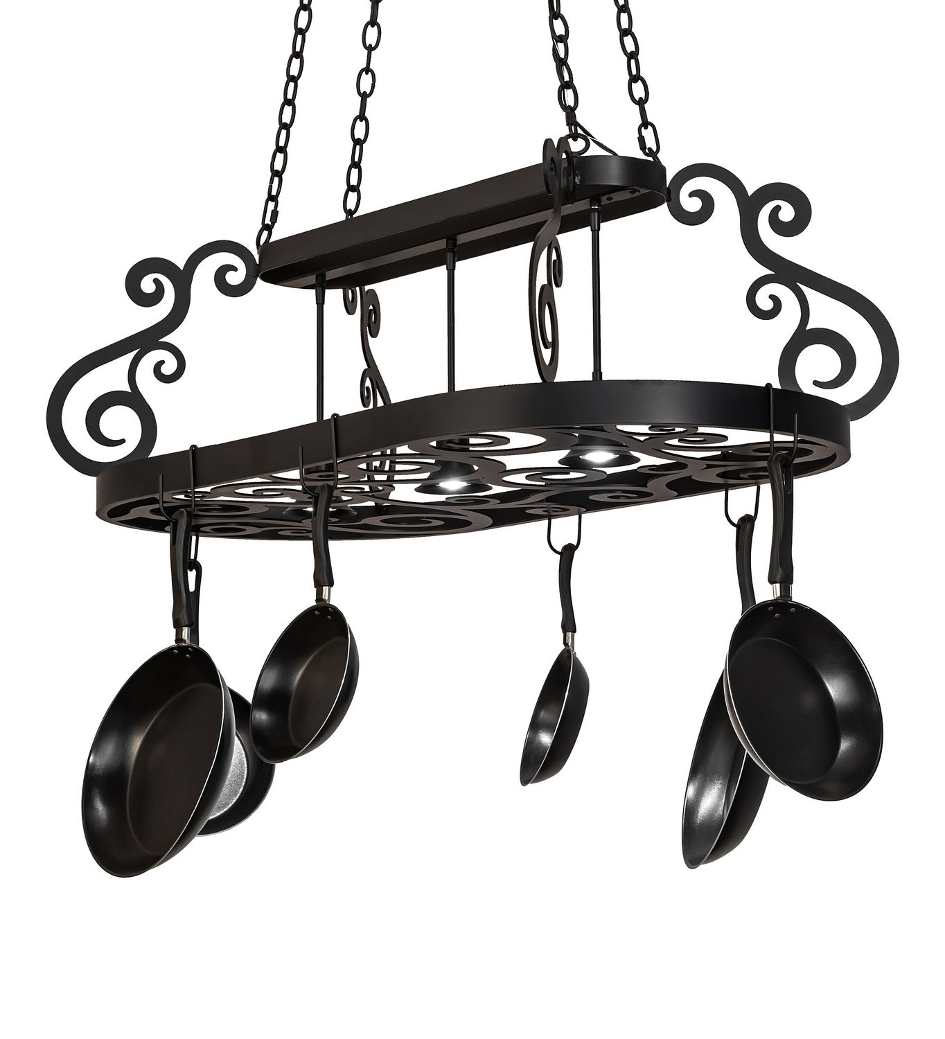 Meyda Tiffany - 250739 - LED Pot Rack - Neo - Blackwash