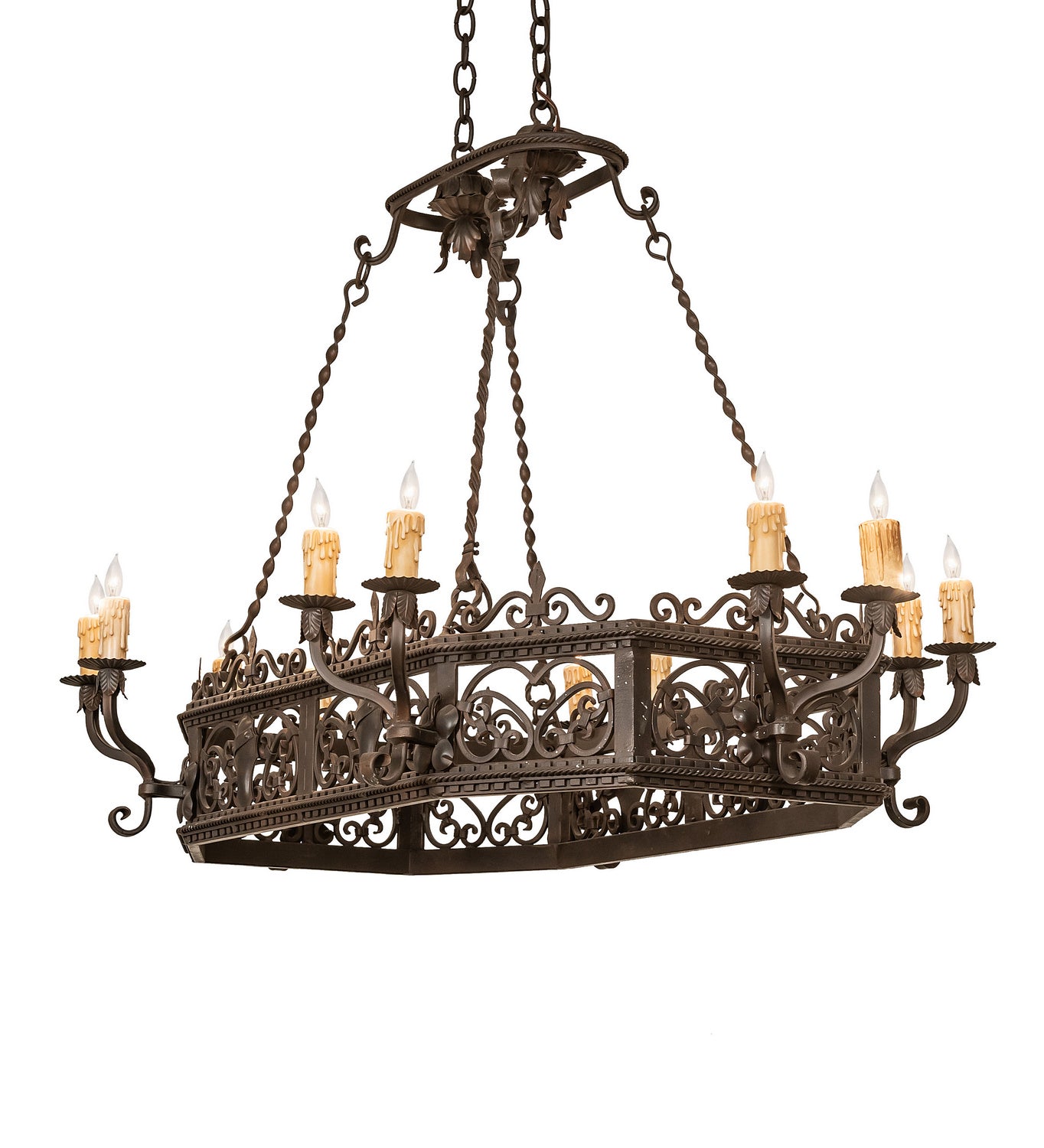 Meyda Tiffany - 250747 - 12 Light Chandelier - Conques - Oil Rubbed Bronze