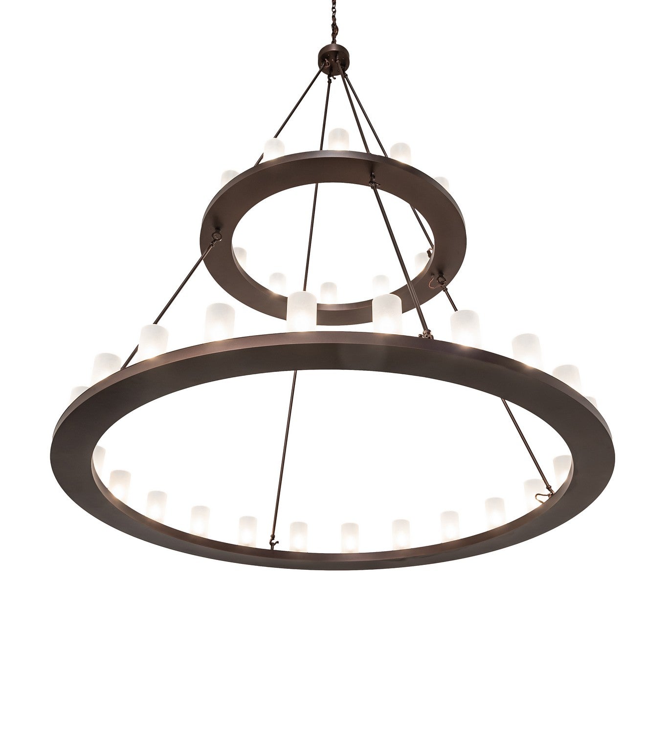 Meyda Tiffany - 250828 - 36 Light Chandelier - Loxley - Mahogany Bronze