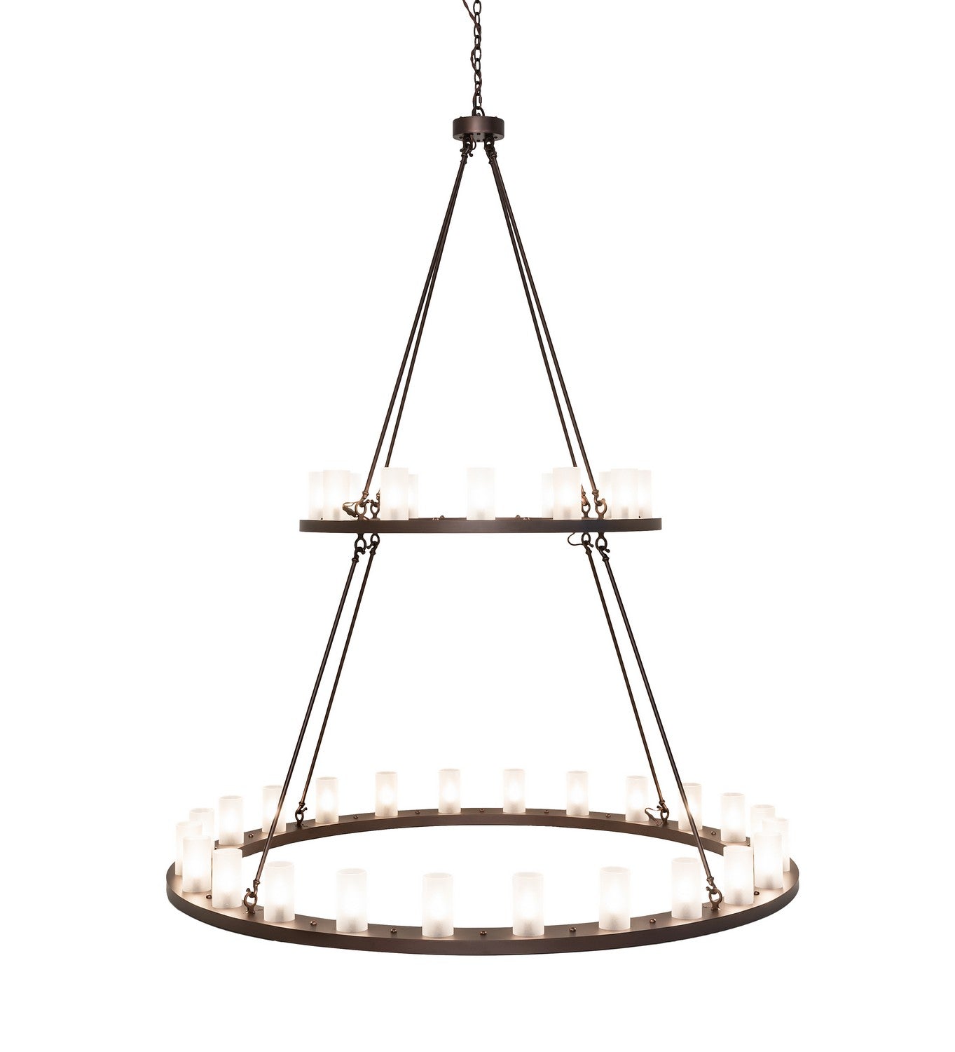 Meyda Tiffany - 250828 - 36 Light Chandelier - Loxley - Mahogany Bronze