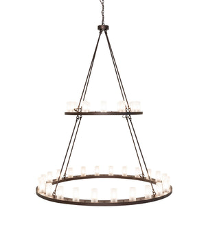 Meyda Tiffany - 250828 - 36 Light Chandelier - Loxley - Mahogany Bronze